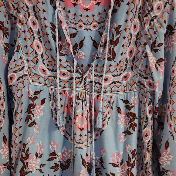 Spell Pandora Aquamarine Blouse XS b85 - Picture 6 of 9